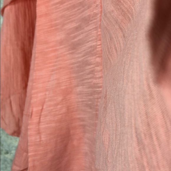 Westbound size L flutter sleeve cotton blend top - Picture 5 of 6